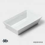 Форма для выпечки Magistro White gloss, 1.6 л, 27?17?6.3 см, жаропрочный фарфор, белая