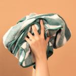 Полотенце банное «Этель. Геометрия», 70?140 см, зелёное