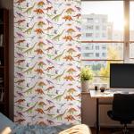 Штора портьерная «Этель. Динозавры», 145?260 см, рогожка