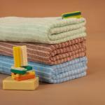 Полотенце банное «Этель. Линии», 70?140 см, мятное