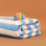 Полотенце банное «Этель. Полосы», 70?140 см, голубое