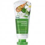 WELCOS CLEANSING STORY DEEP Пенка для глубокой очитски пор (алоэ), 120г