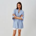 Блузка женская MINAKU: Casual collection, размер 42, голубой