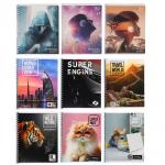 ClipStudio Тетрадь общая на спирали 80л. в клетку, обл.картон, БЕЛЫЕ ЛИСТЫ