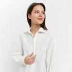 Рубашка женская MINAKU: Casual Collection, размер 44, белый