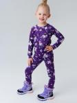 Термокомплект трикот. для девочек: фуфайка (футболка) с длин. рук, брюки для эпизод. использования