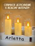 Свечи с эффектом мерцания (1 шт) (3562)