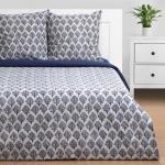 Постельное бельё 1.5-спальное «Этель» Blue ornament, бязь