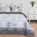 Постельное бельё 2-спальное «Этель» Love, бязь
