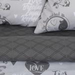 Постельное бельё 2-спальное «Этель» Love, бязь