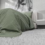 Пододеяльник 2-спальный «Этель», 175?220 см, оливковый, сатин