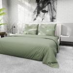 Пододеяльник 2-спальный «Этель», 175?220 см, оливковый, сатин