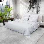 Пододеяльник 2-спальный «Этель», 175?220 см, светло-серый, сатин