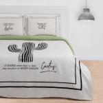 *Постельное бельё 2-спальное «Этель. Кактус», ранфорс (улучшенная хлопковая ткань с высокой плотностью)