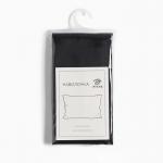 Наволочка «Этель» Jet black, 70?70 см, мако-сатин, хлопок 100%