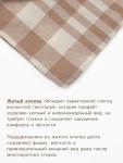 Пододеяльник 2-спальный «Этель» Beige cage, 180?220 см, жатый хлопок