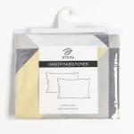 Комплект наволочек «Этель» Gold illusion, 50?70 см, 2 шт., бязь, хлопок 100%