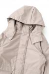 Парка женская Комфорт серо-бежевый