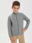 ISLAND CUP Wool Кардиган детский на молнии цвет серый меланж