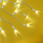 СНОУ БУМ Гирлянда эл. бахрома улич, 3x0.6х0.4м, 80LED,белый,пост.свеч.,ПВХ белый,коннект, 220В