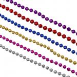 СНОУ БУМ Бусы декоративные 0,6x500 см, туба, 6 цветов, 26-747