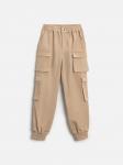 Брюки детские для девочек Exinacey бежевый