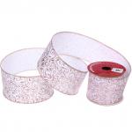 Лента для декорирования "Торжество" 6,3 см, 2,7 м, Розовое золото