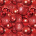 Бумага упаковочная 50х70 см "Волшебные шары", красный