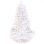 Ёлка "Звон вьюги" 120 см, ПВХ (278 веток), белый иней, Белый