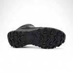 Ботинки на меху А691-4 черно серые