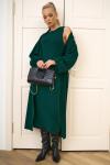 Платье – двойка Катрис (изумрудный)