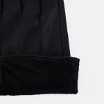 Перчатки мужские, безразмерные, без утеплителя, цвет чёрный