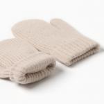 Варежки детские MINAKU, бежевая, 18 см