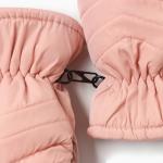 Варежки зимние детские MINAKU, розовые, 18 см