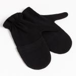 Варежки мужские с откидным верхом НАЧЁС, чёрные