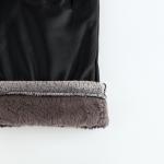 Перчатки мужские, безразмерные, без утеплителя, цвет чёрный