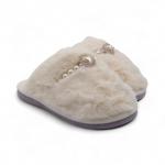 Тапочки меховые 10237 бежевые