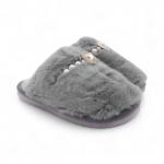 Тапочки меховые 10237 серые