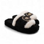 Тапочки меховые ZH003-1 черные