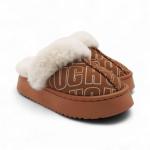 Тапочки меховые ZH013-3 коричневые