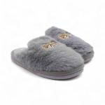 Тапочки меховые 10219 серые