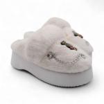 Тапочки меховые ZH011-2 белые