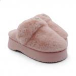 Тапочки меховые ZH010-2 розовые