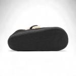 Тапочки-лоферы меховые К011-1 черные