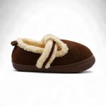Тапочки-лоферы меховые К011-2 темно коричневые
