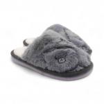 Тапочки меховые 10339 серые