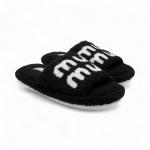 Тапочки меховые 10193 черные