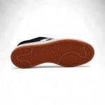 Кроссовки из натуральной кожи на меху АМ0815-8 черные