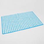 Аппликатор «Кузнецова», 384 колючки, спанбонд, 50?75 см, голубой.