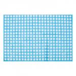 Аппликатор «Кузнецова», 384 колючки, спанбонд, 50?75 см, голубой.